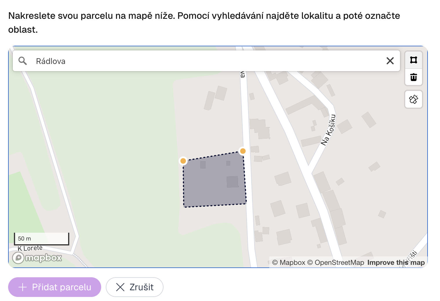 Kde sa nehnuteľnosť nachádza - screenshot 2